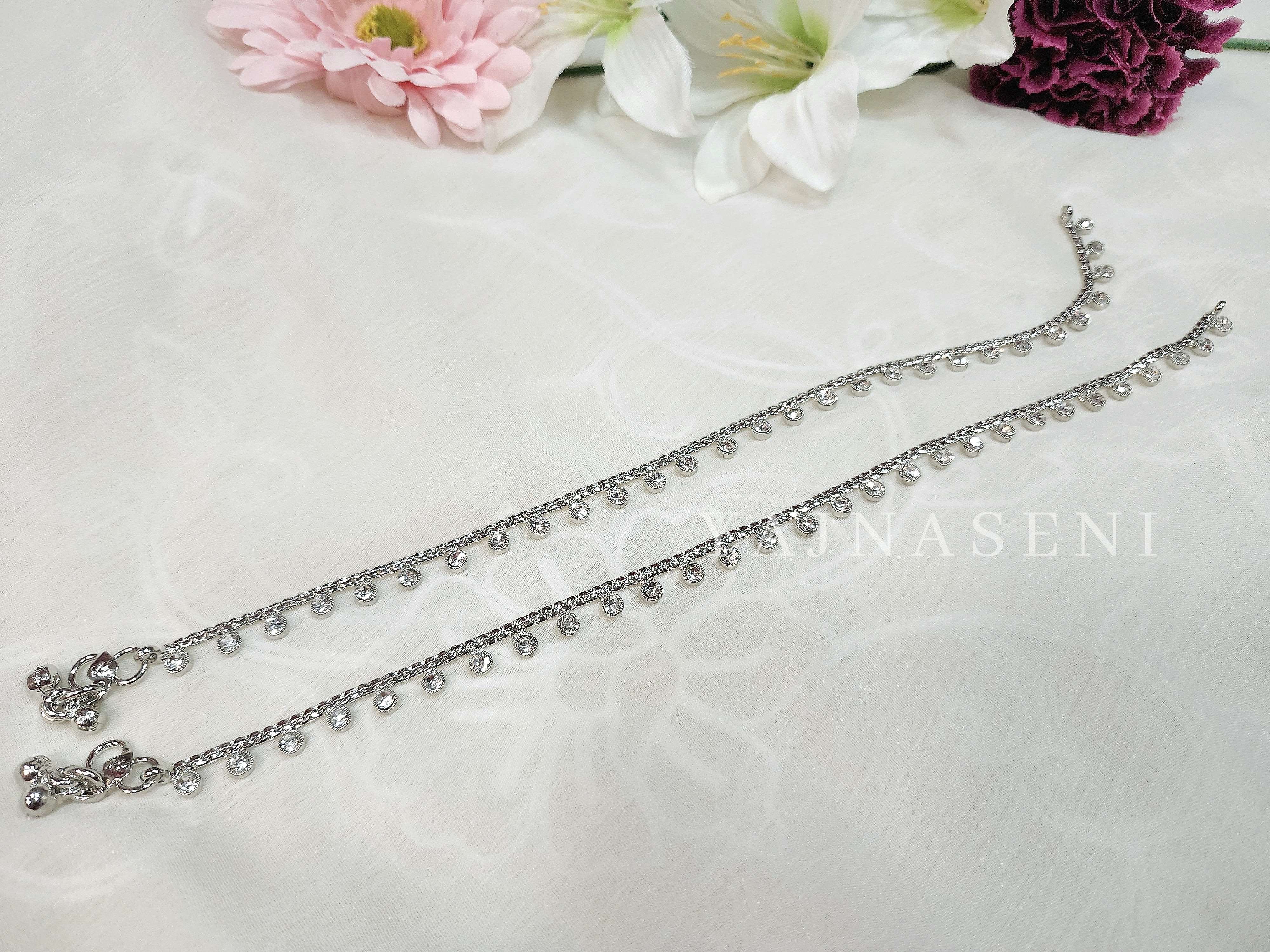 Anklet - DAVINA (silver)