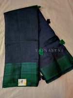 Load image into Gallery viewer, Bamboo soft silk saree : Peacock
