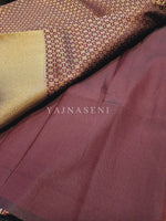 Load image into Gallery viewer, Banarasi Soft Silk Saree x Light Gold Zari - Wine
