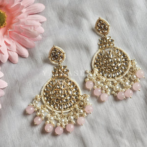 MITHRA earrings (pastel pink)