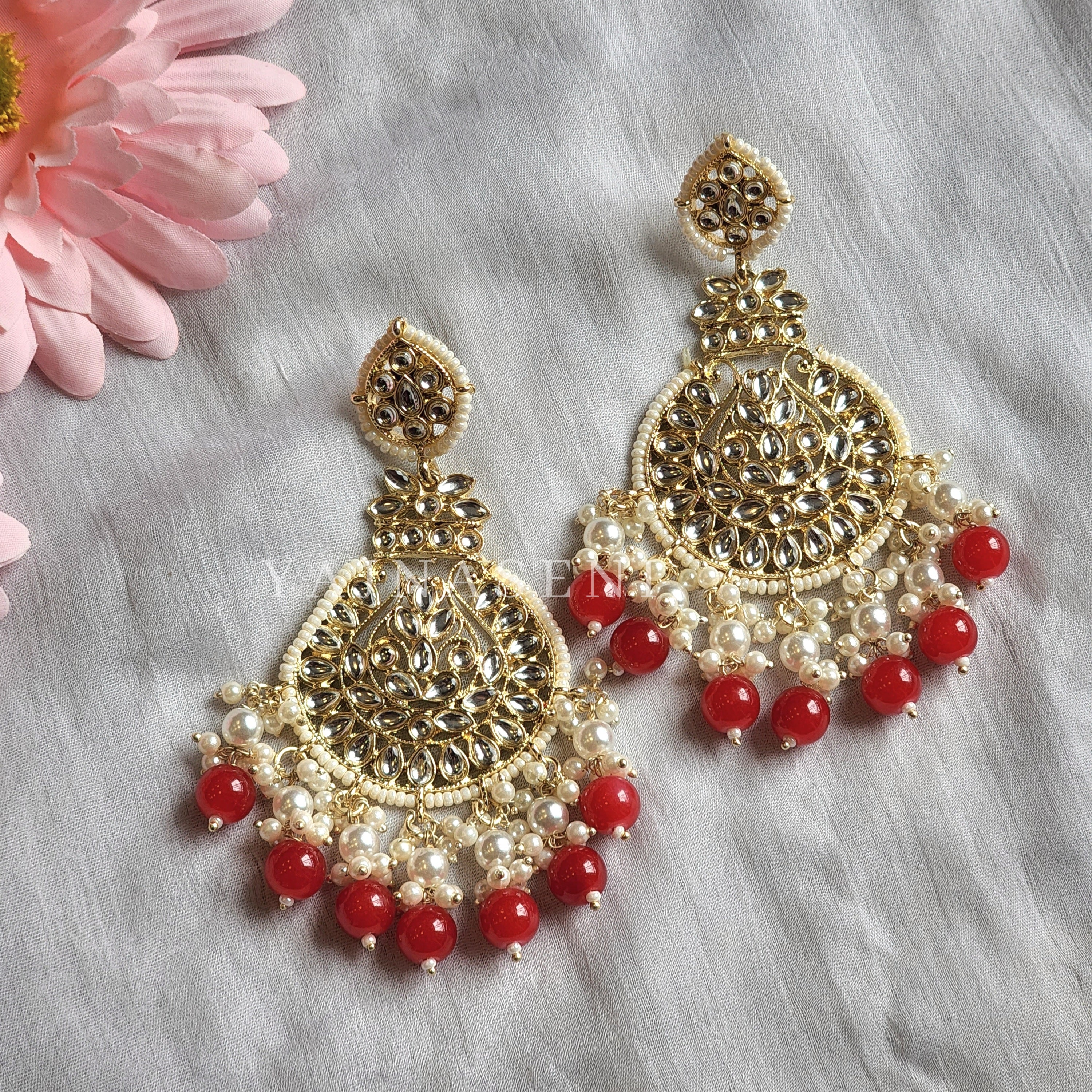MITHRA earrings (red)
