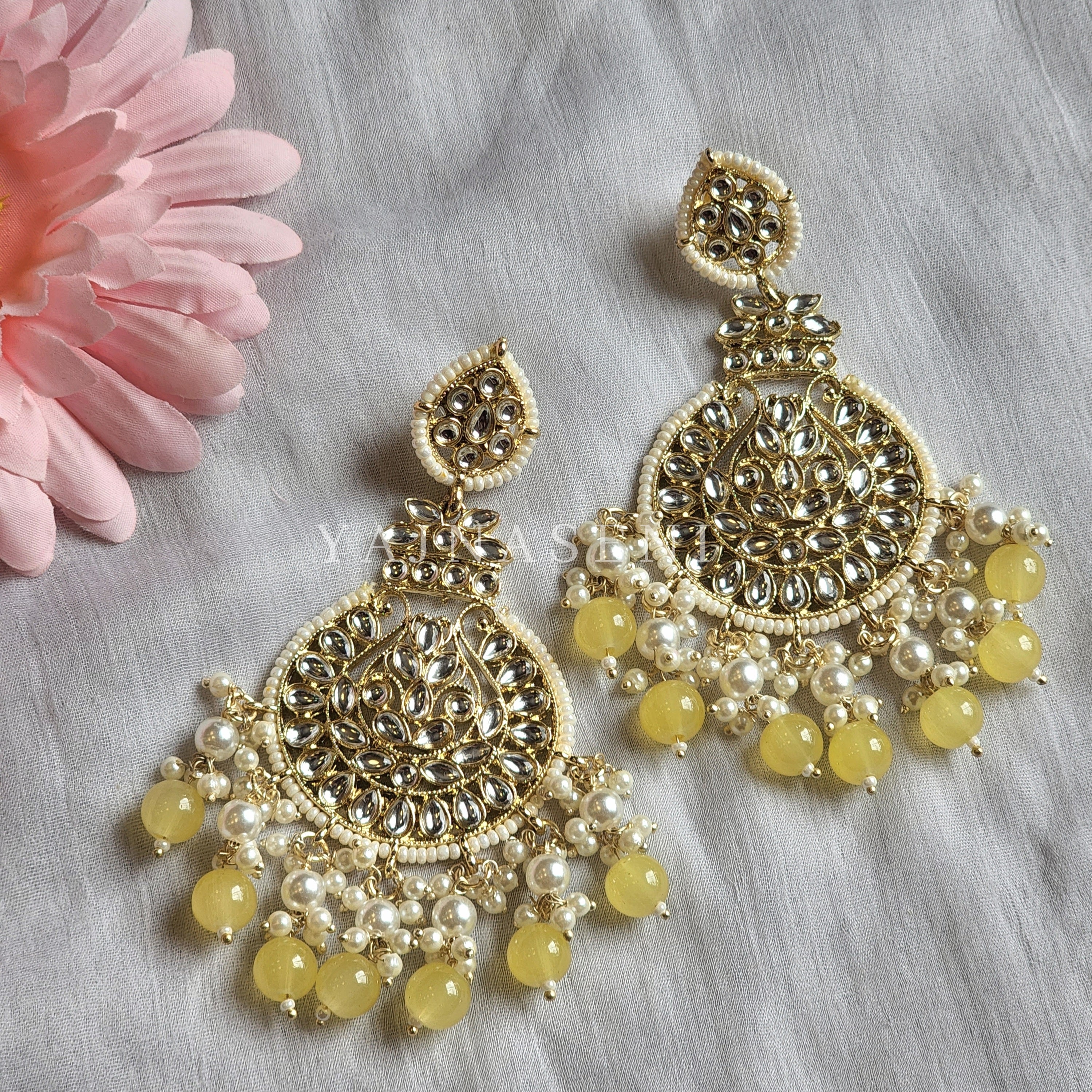 MITHRA earrings (yellow)