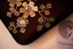 Load image into Gallery viewer, Sequins Flower on Maroon
