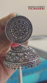 Load and play video in Gallery viewer, Oversized Jhumkas
