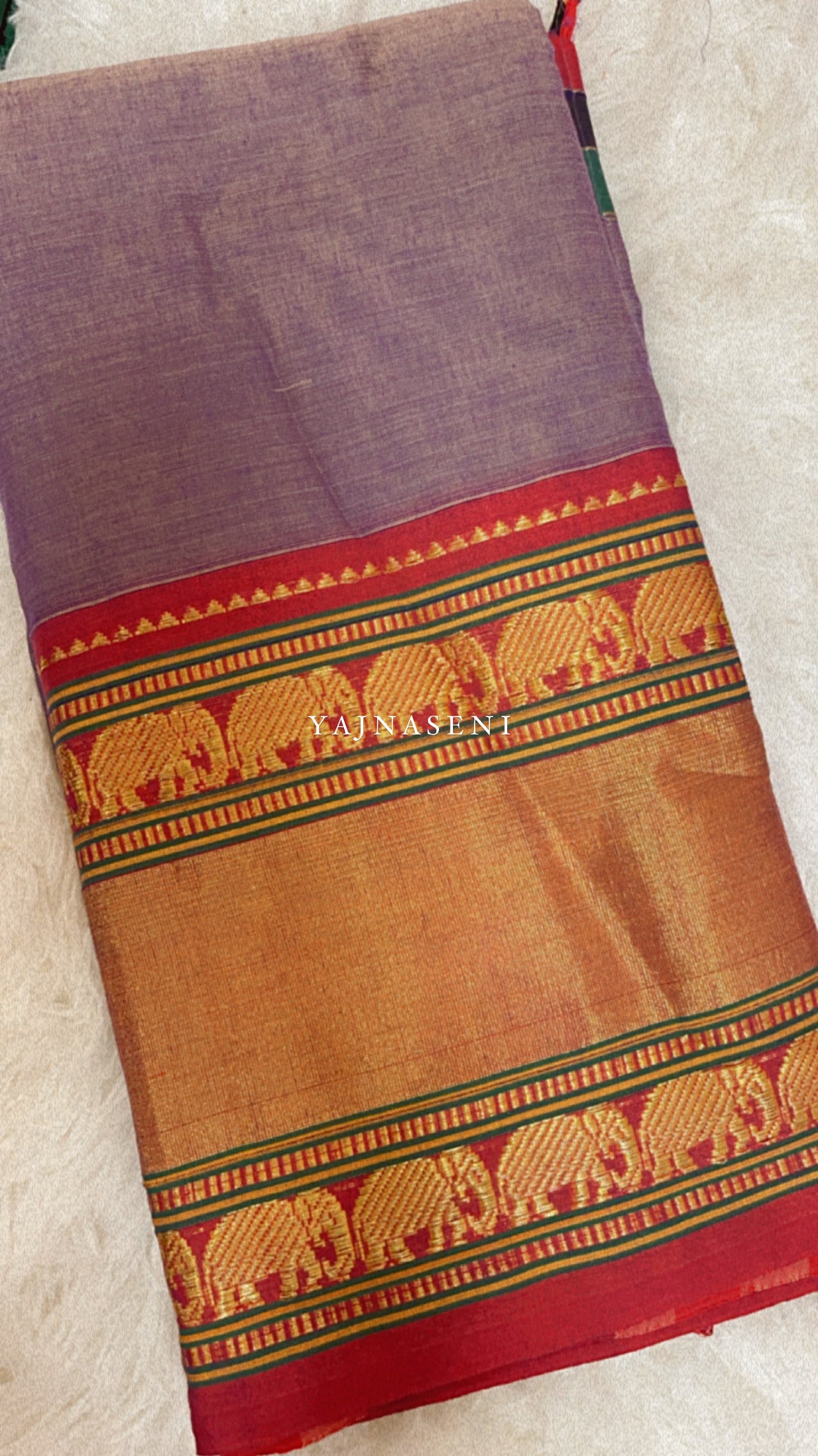 Elephant border series - Periwinkle