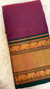 Elephant border series - Purple