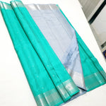 Load image into Gallery viewer, Pure Soft Silk Kanjivaram Saree - Mojito
