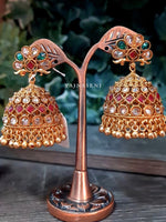 Load image into Gallery viewer, Temple jhumkas
