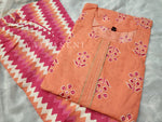 Load image into Gallery viewer, Kurti set - EESHANI : salmon x pink
