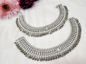 Bridal Anklet - JHAANSI (silver)