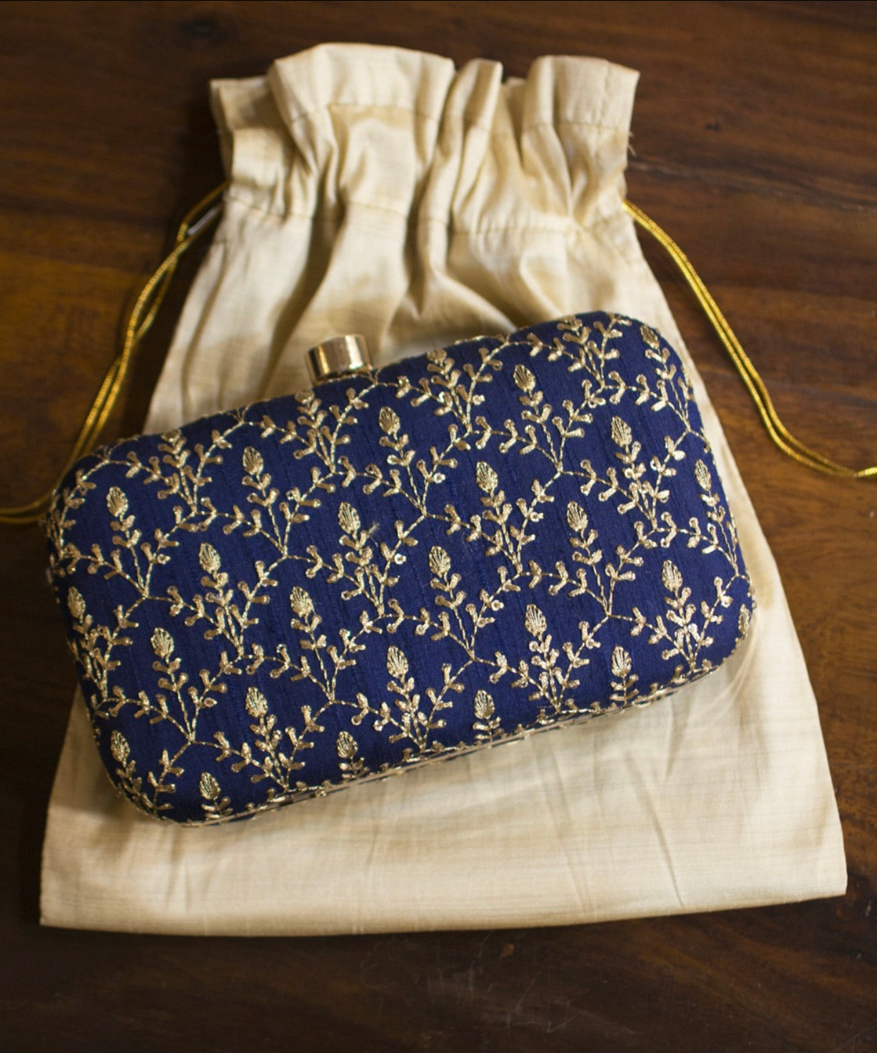 Navy Blue x Gold (rectangle)