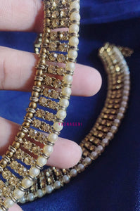 Anklet - Double layer Champagne