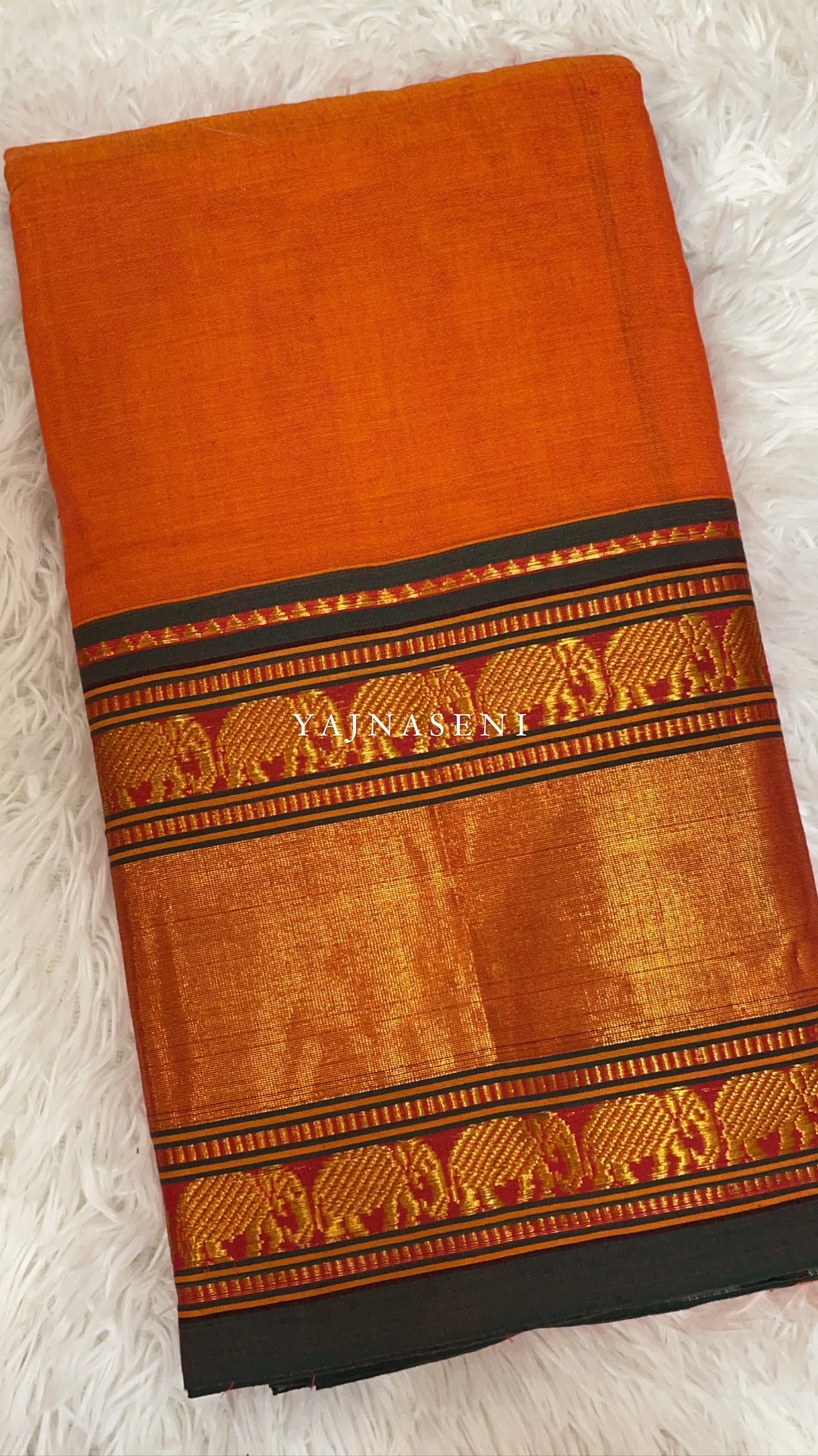 Elephant border series - Orange
