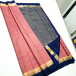 Load image into Gallery viewer, Pure Soft Silk Kanjivaram Saree - Rouge x Royal
