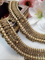 Load image into Gallery viewer, Bridal Anklet - JHAANSI (gold x champagne)
